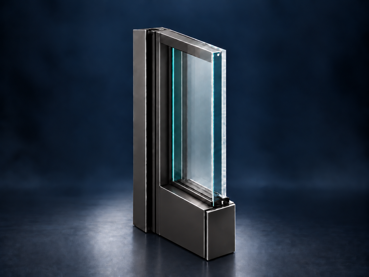 Layered Ballistic Assault Barrier System in solid storefront framing